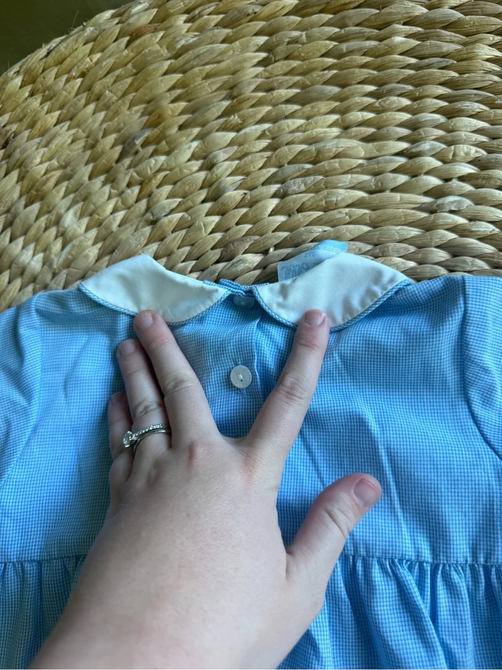 Petit Bebe Angel Smocked Bubble